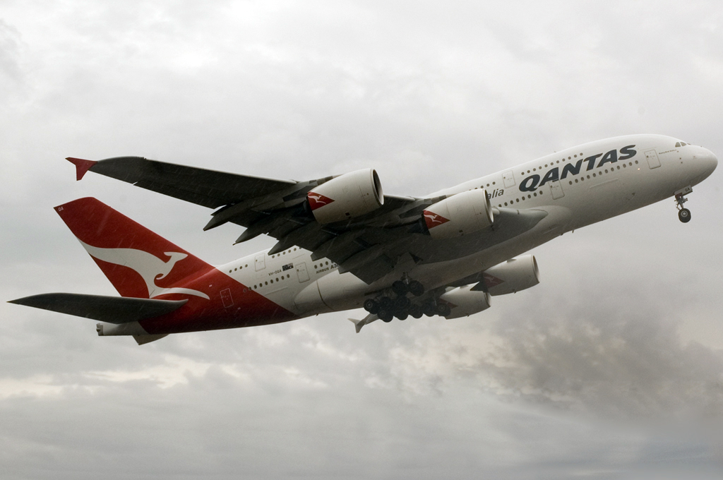 The plane I flew on, VH-OQA
